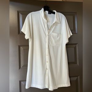 SaboSkirt White Cotton Dress